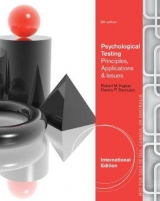 Psychological Assessment and Theory - Kaplan, Robert; Saccuzzo, Dennis