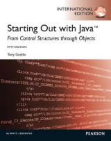 Starting Out with Java: From Control Structures through Objects: International Edition - Gaddis, Tony