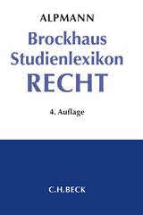 Brockhaus Studienlexikon Recht - Alpmann, Josef A.; Krüger, Rolf; Wüstenbecker, Horst