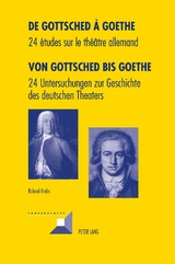 De Gottsched à Goethe- Von Gottsched bis Goethe - Roland Krebs