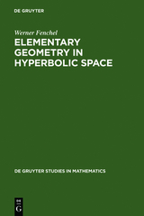 Elementary Geometry in Hyperbolic Space - Werner Fenchel