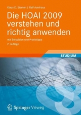 Die HOAI 2009 verstehen und richtig anwenden - Klaus D. Siemon, Ralf Averhaus