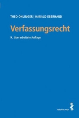 Verfassungsrecht - Öhlinger, Theo; Eberhard, Harald