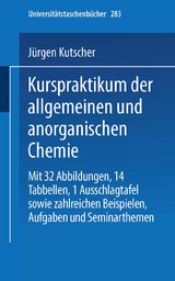 Kurspraktikum der allgemeinen und anorganischen Chemie - Armin Schneider, Jürgen Kutscher