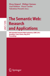 The Semantic Web: Research and Applications - 