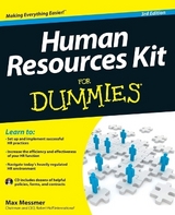 Human Resources Kit For Dummies 3e - Messmer, M