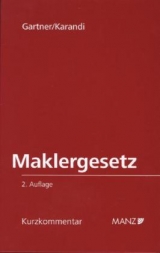 Maklergesetz (MaklerG) - Herbert Gartner, Daniel Karandi