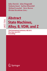 Abstract State Machines, Alloy, B, VDM, and Z - 