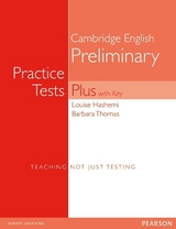 PET Practice Tests Plus with Key New Edition - Hashemi, Louise; Thomas, Barbara