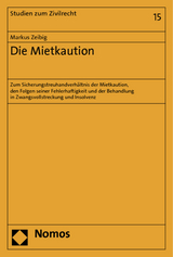 Die Mietkaution - Markus Zeibig