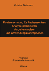 Kostenrechnung für Rechenzentren - Christina Tiedemann