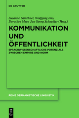 Kommunikation und Öffentlichkeit - 