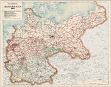 Die Eisenbahnen im Deutschen Reich 1914 - Eisenbahn-Übersichtskarte