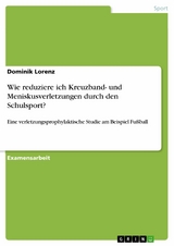 Wie reduziere ich Kreuzband- und Meniskusverletzungen durch den Schulsport? -  Dominik Lorenz