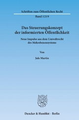 Das Steuerungskonzept der informierten Öffentlichkeit. - Jule Martin