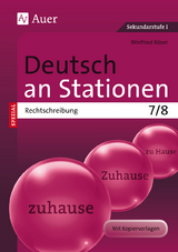 Deutsch an Stationen spezial Rechtschreibung 7-8 - Winfried Röser