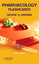 Pharmacology Flash Cards - Brenner, George M.