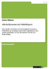 Alkoholkonsum im Fußballsport - Julian Hübner