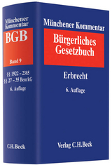 Münchener Kommentar zum Bürgerlichen Gesetzbuch  Bd. 9: Erbrecht §§ 1922-2385, §§ 27-35 BeurkG - 