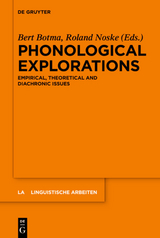 Phonological Explorations - 