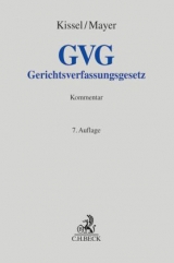 Gerichtsverfassungsgesetz - Otto Rudolf Kissel, Herbert Mayer