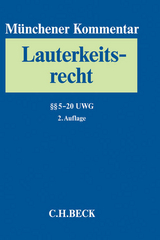 Münchener Kommentar zum Lauterkeitsrecht - Heermann, Peter W.; Schlingloff, Jochen