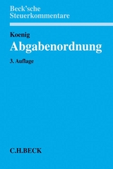 Abgabenordnung - Koenig, Ulrich; Pahlke, Armin