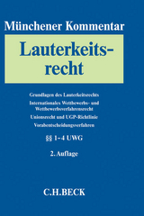 Münchener Kommentar zum Lauterkeitsrecht Bd. 1: Grundlagen des Lauterkeitsrechts. Internationales Wettbewerbs- und Wettbewerbsverfahrensrecht. Das Unionsrecht und die UGP-Richtlinie. Vorabentscheidungsverfahren. §§ 1-4 UWG - Heermann, Peter W.; Schlingloff, Jochen