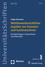 Wettbewerbsrechtliche Aspekte von Domains und Suchmaschinen - Helgo Eberwein