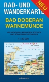 Rad- und Wanderkarte Bad Doberan, Warnemünde - Gebhardt, Lutz