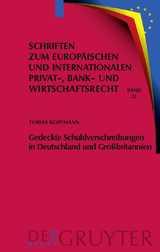 Gedeckte Schuldverschreibungen in Deutschland und Großbritannien - Tobias Koppmann