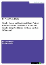 Platelet Count and Indices of Mean Platelet Volume, Platelet Distribution Width and Platelet Large Cell Ratio - Is there any Sex Difference? -  Dr. Peter      Ubah Okeke