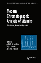 Modern Chromatographic Analysis Of Vitamins - De Leenheer, Andre P.; Lambert, Willy