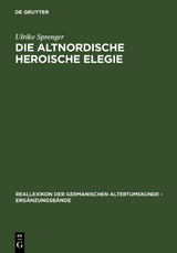 Die altnordische Heroische Elegie - Ulrike Sprenger