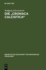 Die "cronaca calcistica" - Wolfgang Schweickard