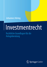 Investmentrecht - Johannes Höring