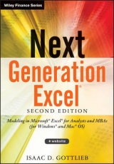 Next Generation Excel - Gottlieb, Isaac