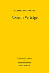 Absurde Verträge - Maximilian Becker