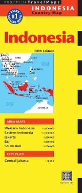 Indonesia Travel Map Fifth Edition - Periplus Editions