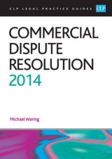 Commercial Dispute Resolution 2013 - Waring, Mike