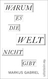 Warum es die Welt nicht gibt - Markus Gabriel