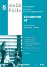 Die 55 wichtigsten Fälle Schuldrecht AT - Hemmer, Karl-Edmund; Wüst, Achim