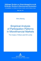 Empirical Analysis of Participation Patterns in Microfinancial Markets - Mirko Bendig