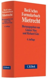 Beck'sches Formularbuch Mietrecht - Gies, Richard; Nies, Günter