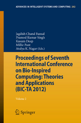 Proceedings of Seventh International Conference on Bio-Inspired Computing: Theories and Applications (BIC-TA 2012) - 