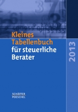 Kleines Tabellenbuch für steuerliche Berater 2013 - Jenak, Katharina; Rick, Eberhard; Braun, Wilfried