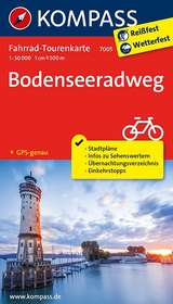 Fahrrad-Tourenkarte Bodenseeradweg - 