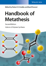 Handbook of Metathesis, Volume 3 - 