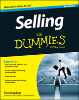 Selling For Dummies - Tom Hopkins