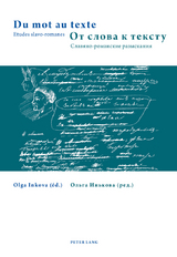 Du mot au texte- От слова к тексту - 